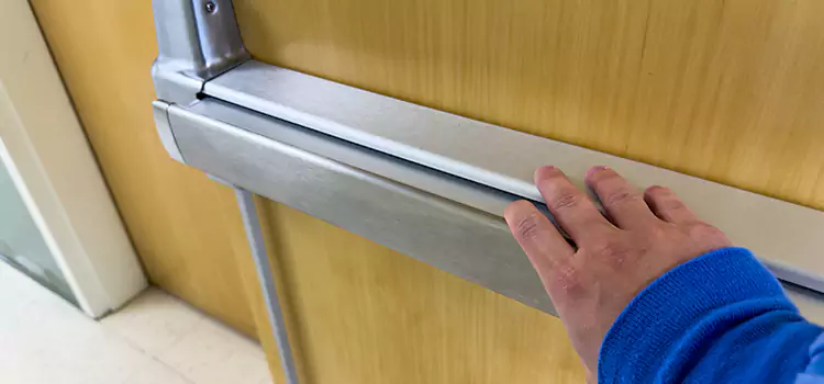 Installing a Push Bar on a Door Fort Worth